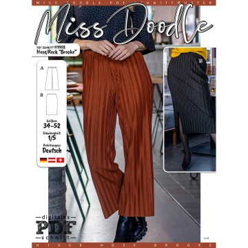 E-Book Miss Doodle H1008 Dames Broek/Rok Brooke, nederlands