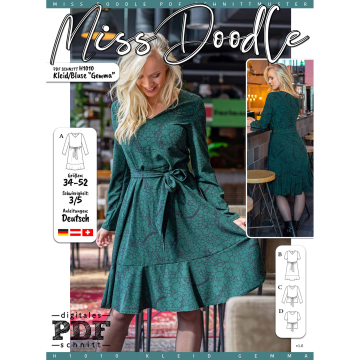 E-Book Miss Doodle H1010 Jurk/Blouse Gemma, nederlands