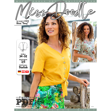 E-Book Miss Doodle H1012 Dames Blouse Davy, nederlands