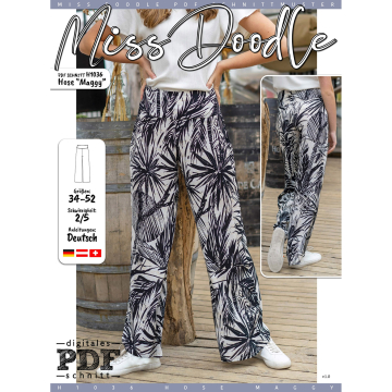 E-Book Miss Doodle H1036 Dames Broek Maggy, nederlands