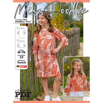 E-Book Miss Doodle H1041 Kinderkleid/Bluse River