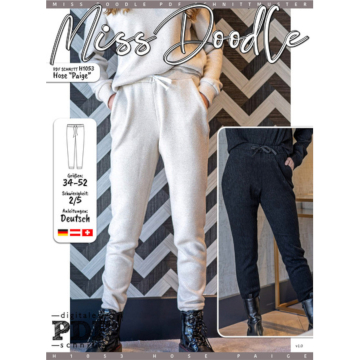 E-Book Miss Doodle H1053 Broek Paige, nederlands
