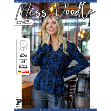 E-book Miss Doodle H1071 Damesblouse Florence, Nederlands