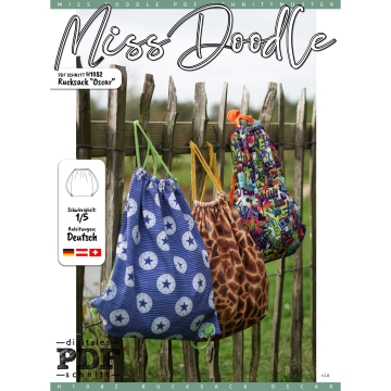 E-book Miss Doodle H1082 Rugzak Oscar, Nederlands