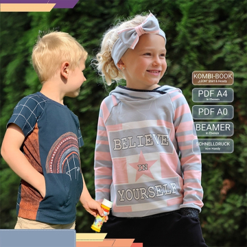 E-book Miss Granny Kombi Kinder Hoodie & T-Shirt Leon, Duits