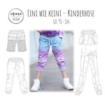 Ebook patron pantalon short enfant Eini wie Keini Moeve.Design, en allemand