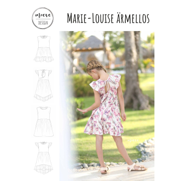 Ebook patron robe enfant Marie-Louise sans manches Moeve.Design, en allemand