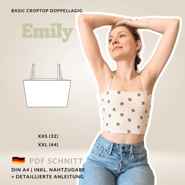 E-book Moreauthentic Basic Crop Top Emily, Duits
