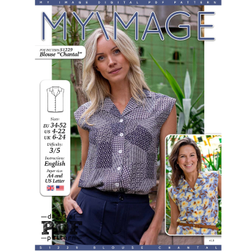 E-book My Image S1229 Blouse Chantal, Nederlands