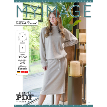 E-book My Image S301 Set Dames Pullover + Rok Davina, Nederlands
