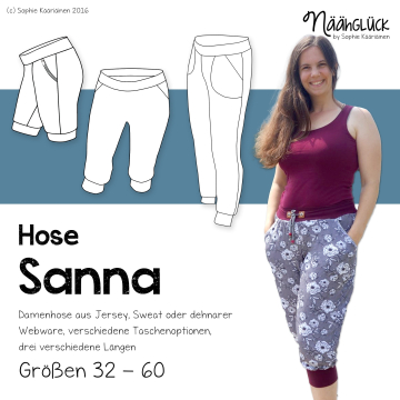 E-book Näähglück Dames Broek Sanna, Duits