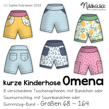 E-book Näähglück Broek Kids, Duits