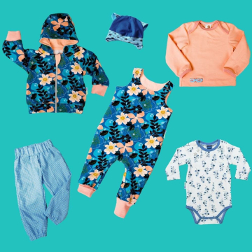 E-Book Nähfrosch Baby Set Basics 6 patterns, german