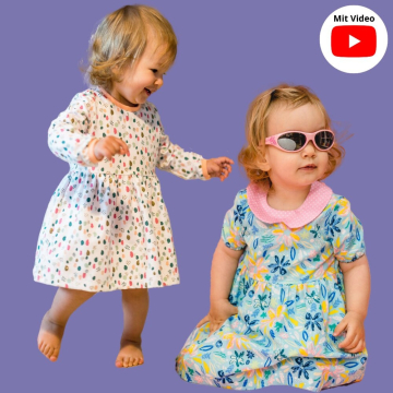 Ebook patron robe bébé PUTRI Nähfrosch, en allemand