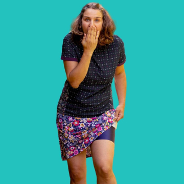 E-Book Nähfrosch Damen Rock mit Shorts CERGAS, duits