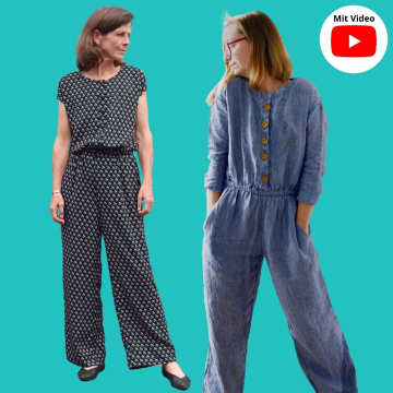 E-Book Nähfrosch Jumpsuit LOMPAT Damen, duits