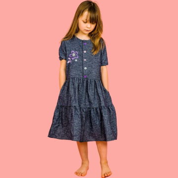 E-Book Nähfrosch Kinder Kleid LANGKAH, german