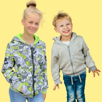E-Book Nähfrosch Sweatjacke Kinder Jaga