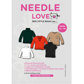 E-book Needle Love BOOshirt, Duits