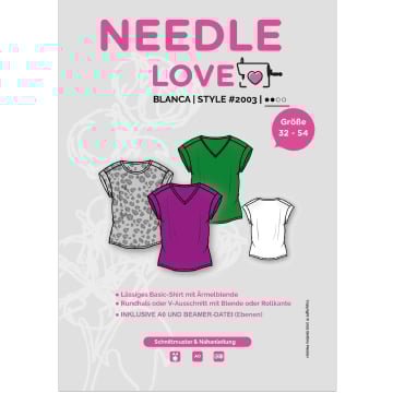 E-book Needle Love Shirt BLANCAtee, Duits