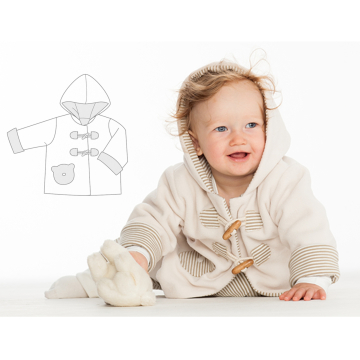 Ebook patron veste bébé enfant Brio Patternforkids, en allemand