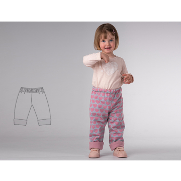 Ebook patron pantalon bébé Fiocco Patternforkids, en allemand
