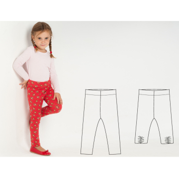 Ebook patron leggings enfant Enna Patternforkids, en allemand
