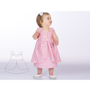 Ebook patron robe enfant Rosa Patternforkids, en allemand