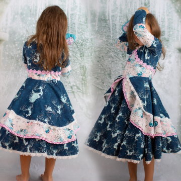 Ebook patron robe fille Phia´s Feenkleid Phibobo´s Zaubernadel, en allemand