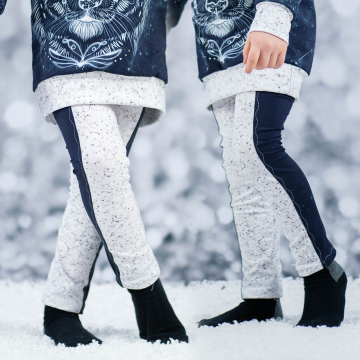 Ebook patron leggings enfant Bobo's Skinny Stripes Phibobo´s Zaubernadel, en allemand