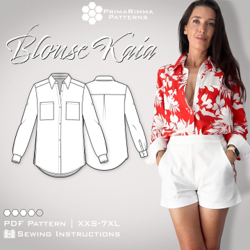E-book PrimaRimma Blouse KAIA, Duits/Engels