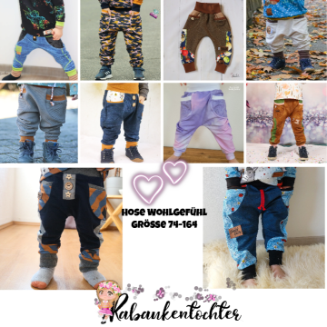 Ebook patron pantalon jogging enfant Wohlgefühl Rabaukentochter, en allemand