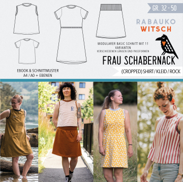 E-book Rabaukowitsch Frau Schabernack Damen (Cropped) Shirt / Kleid / Rock, Duits
