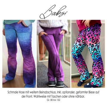 Patron pantalon enfant pdf Babsi Rosalieb & Wildblau, en allemand