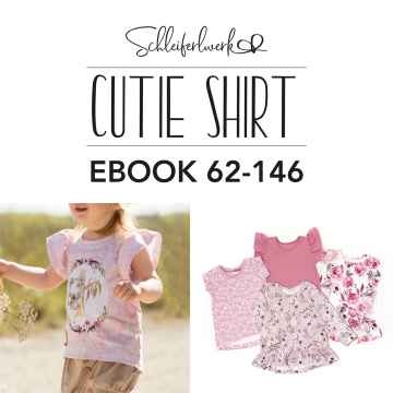 Ebook patron t-shirt haut enfant Cutie Schleiferlwerk, en allemand