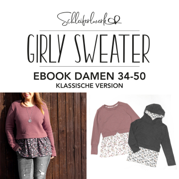 E-Book Schleiferlwerk Shirt Damen Girly Sweater Klassisch, duits