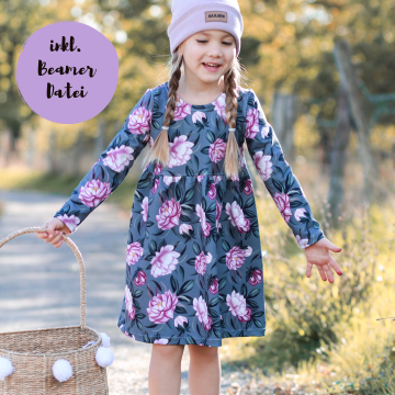 E-Book Schneiderline Basic Kleid Kinder inkl. Beamer-Datei