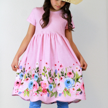 Ebook patron robe enfant Curved Dress Schneiderline, en allemand