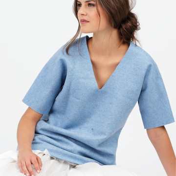E-book Schnittchen Patterns Dames Shirt Kim, Duits & Engels