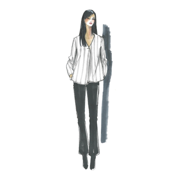 E-Book Schnittmuster Berlin - Bluse Lilly, duits