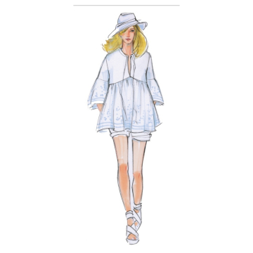 E-Book Schnittmuster Berlin - Bluse Milla, duits