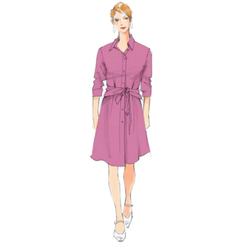 E-Book Schnittmuster Berlin - Hemdblusenkleid Quentina