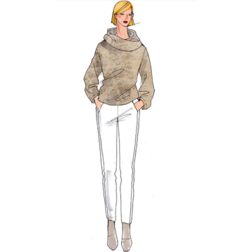 E-Book Schnittmuster Berlin - Pullover Pamela, duits