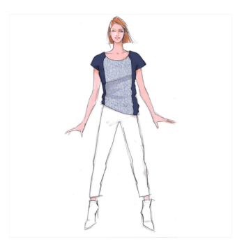 E-Book Schnittmuster Berlin - Shirt Gurdrun, duits
