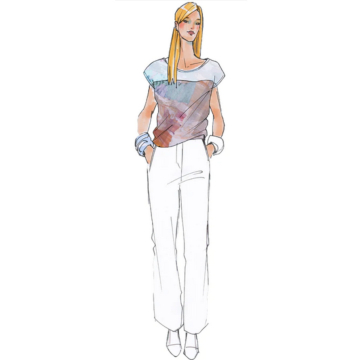 E-Book Schnittmuster Berlin - Shirt Mia, duits