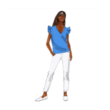 E-Book Schnittmuster Berlin - Shirt Wilma, Duits