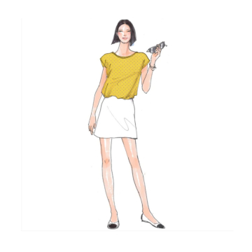 E-Book Schnittmuster Berlin - Sommershirt Anna, duits