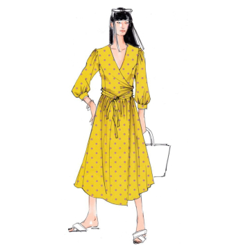 E-Book Schnittmuster Berlin - Wickelkleid Tessa