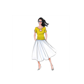 E-book Schnittmuster Berlin Cut Out Shirt Brasilia, Duits