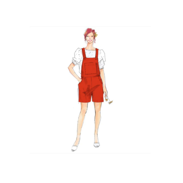 E-book Schnittmuster Berlin Latzhose Fanny, Duits
